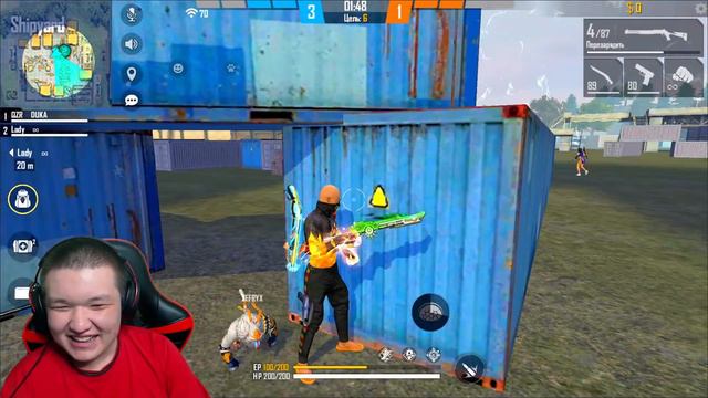 LADY ❤️ DUKA VS ZEFRYX 🖤 MONIKA • FREE FIRE