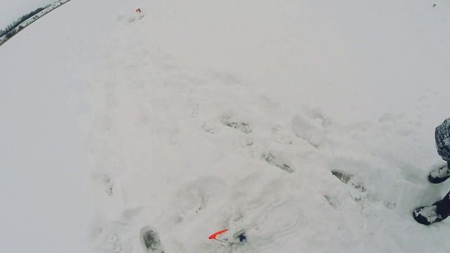 Рыбалка на жерлицы в глухозимье.(Электробур в работе.) смотреть онлайн