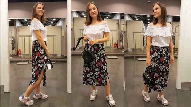 МОЙ ТОП с воланами на плечах: КАК НОСИТЬ? / Модное вязание 2020 / Мамочкин канал