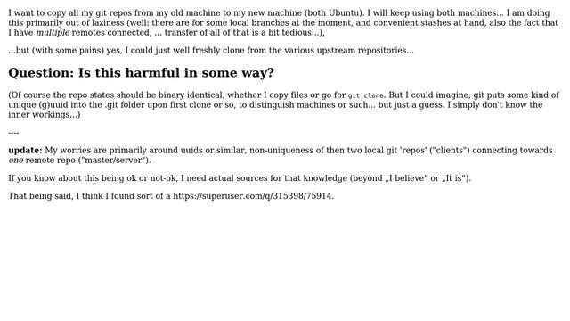 any issues with file-copy Git Repo to another machine (and keep working from both)? смотреть онлайн