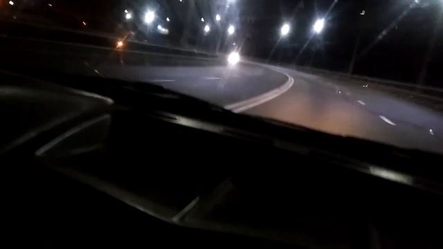 Ночное Запорожье. Плотина ДнепроГЭС