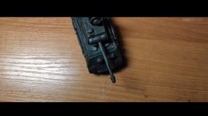 Танк пантера из пластилина.