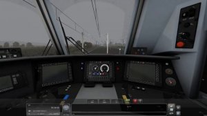 French-Bound Containers - Bahnstrecke Strasbourg - Karlsruhe - BR186 - Train Simulator Classic