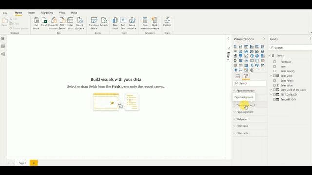 How to Add a Custom Background Image to Power BI Report смотреть онлайн