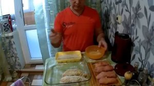 Сочные рулеты из куриной грудки.Пальчики оближешь.