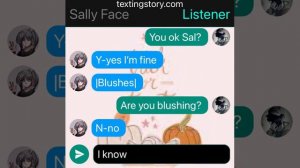 Yandere Sally face x Male listener |Ignore my miss spells 😅|