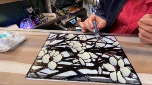 Заливной витраж как сделать самому. Витраж для дома мастер-класс. Андрей Горба