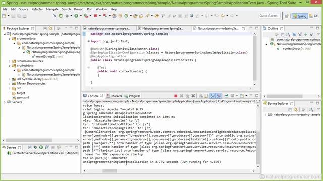 Hello, world With Spring Framework 4.1, Spring Boot 1.2, Spring MVC using STS or any IDE - Part II смотреть онлайн