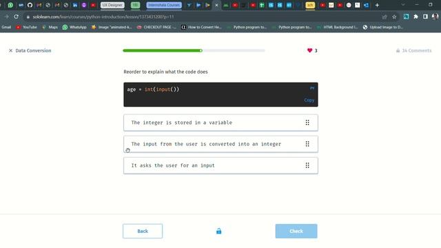 27 Data Conversion | Introduction to Python | Sololearn