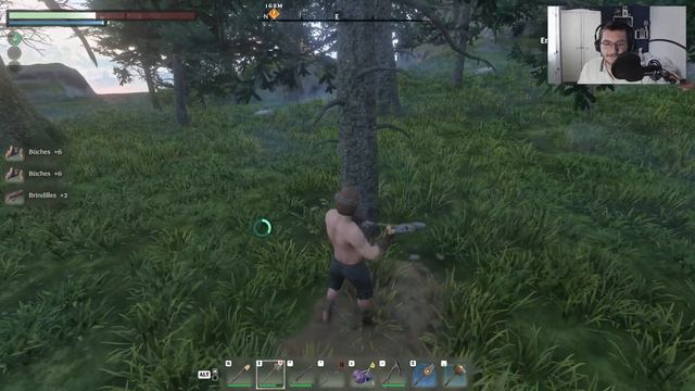 On débarque et on va tout déforester ! Enshrouded Live 1 смотреть онлайн