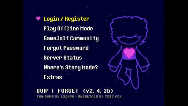Стрим Undertale Don't Forget (online) смотреть онлайн