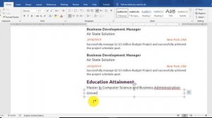 How to Create awesome resume template in ms word 2019