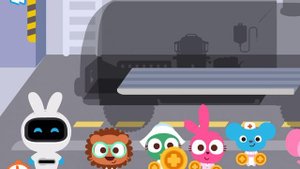 Collect coins to build an ambulance in Papo Town Hospital