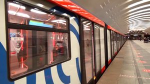 "Калужская Дейна!" Электропоезд 81-775/776/777 "МОСКВА-2020" №57 на станции метро Бабушкинская, КРЛ