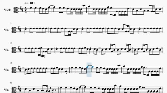 Viola Sheet Music: How to play Left And Right by Charlie Puth ft Jung Kook смотреть онлайн