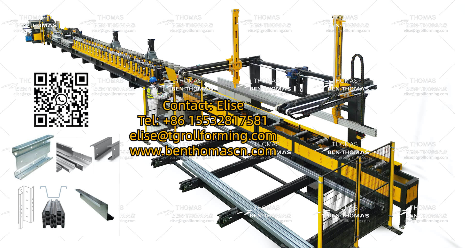 Профилировочный станок для изготовления С-профиля | Линия для производства С- профиля смотреть онлайн
