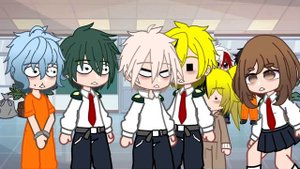 Part-2 of Bring your brother to school | ShigaDeku&TogaBaku Siblings au | gacha meme/trend