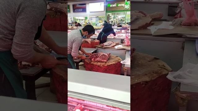 Выбор мяса и цены в Ташкенте - говядина и баранина #Shorts смотреть онлайн