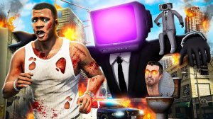 НАШЁЛ ТВ МЕНА И КАМЕРА МЕНОВ в ГТА 5 МОДЫ! СКИБИДИ ТУАЛЕТ SKIBIDI TOILET ОБЗОР МОДА в GTA 5