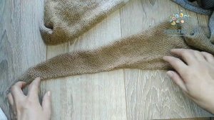 Ношу вместо шарфа и шапки 2 в 1 Вяжем косынку - бактус спицами.