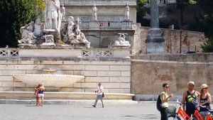 РИМ  ИТАЛИЯ  ДОСТОПРИМЕЧАТЕЛЬНОСТИ  Площадь  ПОПОЛО      Piazza del Popolo"