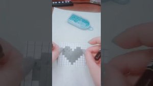 Как из рисунка по клеточкам сделать схему для плетения бисером крестиком.