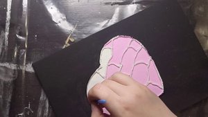 Текстурная картина. Сердце