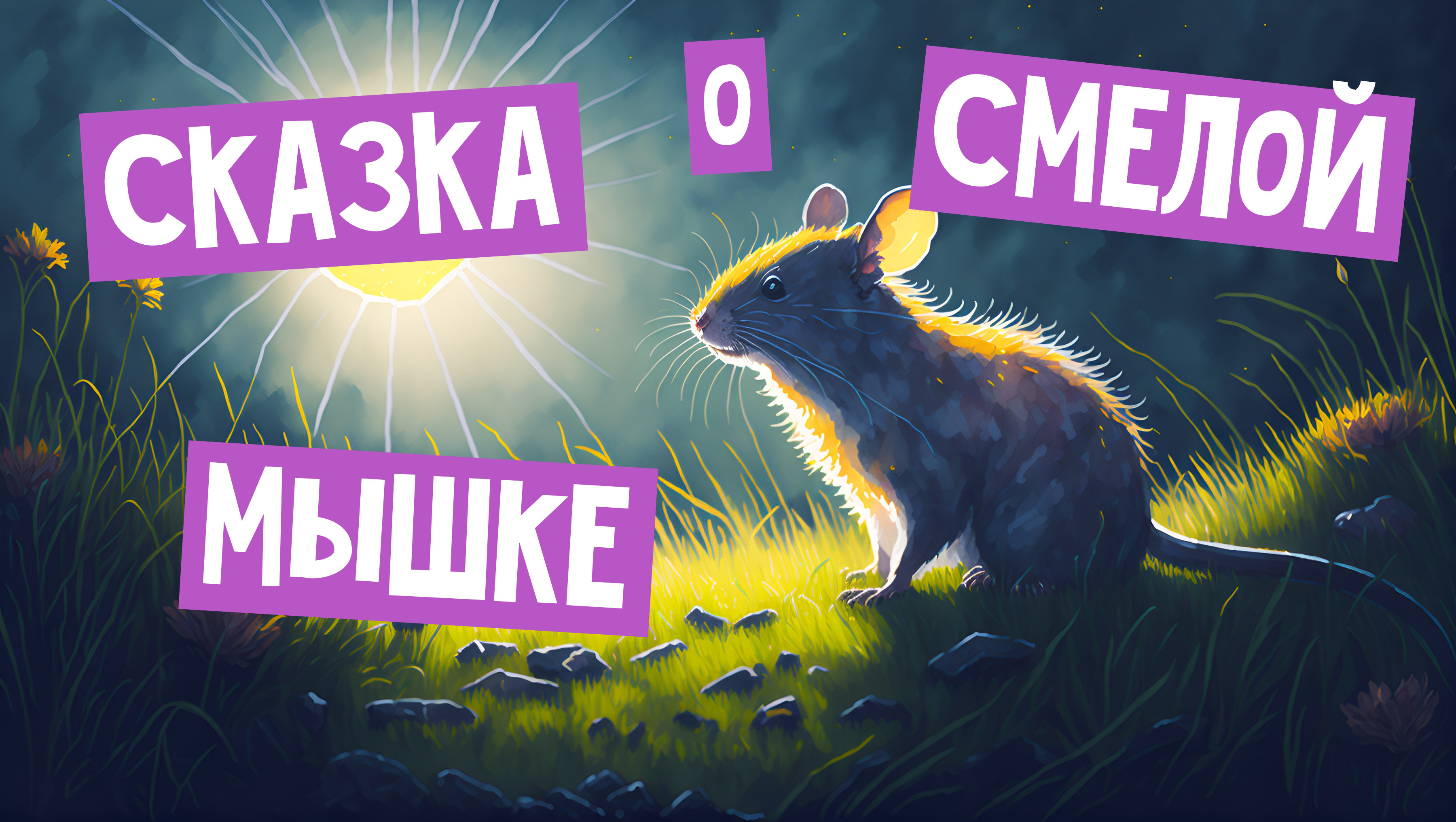 Сказка о смелой мышке