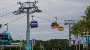 Disney Skyliner FULL RIDE To EPCOT and Hollywood Studios | Walt Disney World Florida 2020