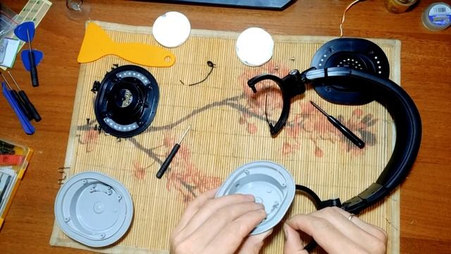 Audio-Technica ATH M-50. Замена оголовья.