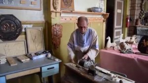 Мастер класс художественной резьбы по дереву Народного мастера Воронежской области Виктора Николаев