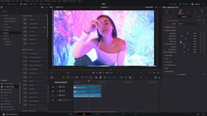 VHS эффект в DaVinci Resolve 18
