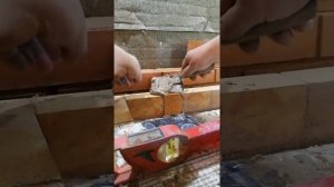 Печная кладка шамотного кирпича