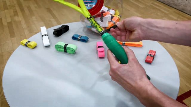 Сквош. Как правильно поменять намотку на ракетке?