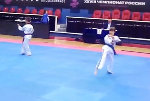 Taekwondo WTF. 4 Пхумсэ, фестиваль Vladivostok 1/2 финала