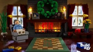 LEGO Yule Log | Virtual Holiday Fireplace | LEGO Build Day