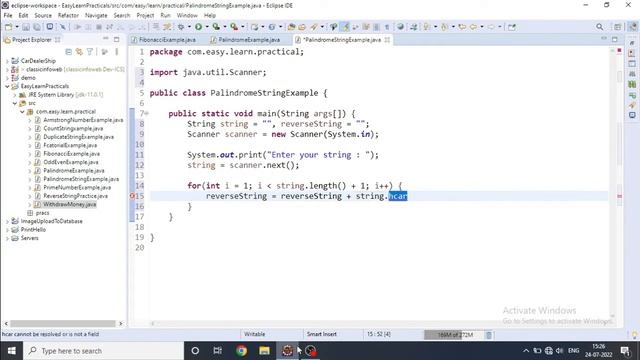String Palindrome | String Palindrome Program | Java Programming | String Palindrome Program In Jav