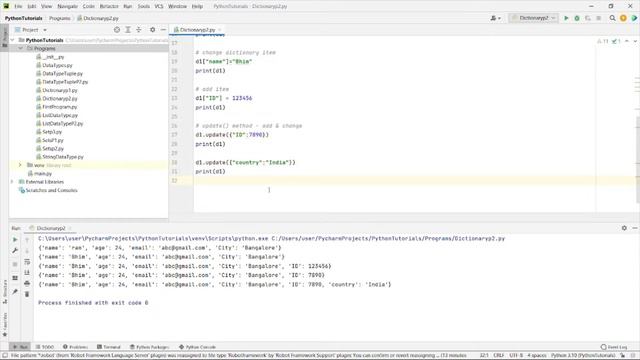 Python Tutorials | Python Basics | Chapter 13: Python Data Type - Dictionary (part 2)