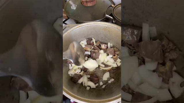 Плов по-казахски. Быстрый рецепт с отваренным мясом и казы