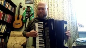 Русская народная песня "Ой мороз, мороз" на аккордеоне