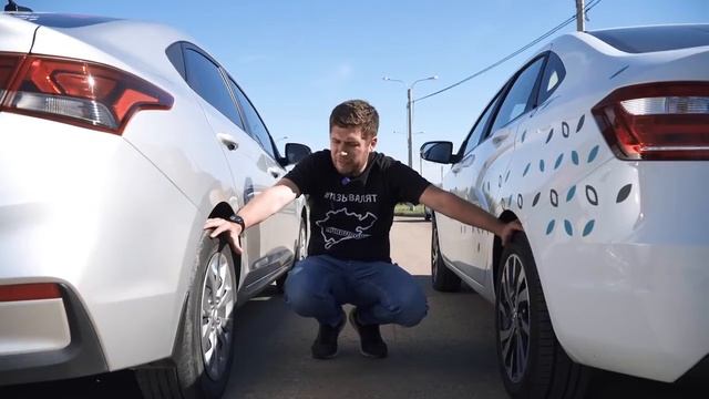 Lada Vesta против Hyundai Solaris смотреть онлайн