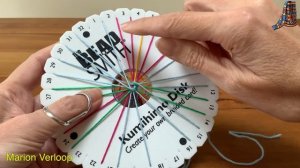 Making a Kumihimo cord with 24 yarns