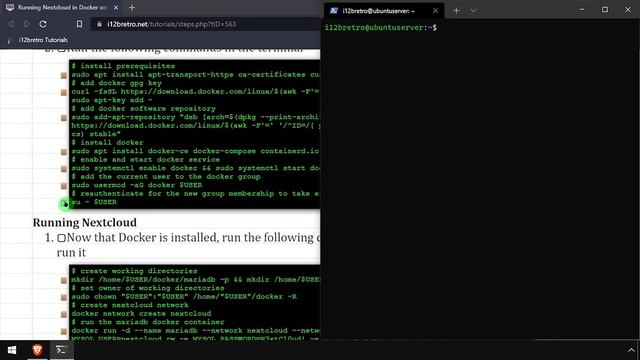 Running Nextcloud in Docker on Linux смотреть онлайн