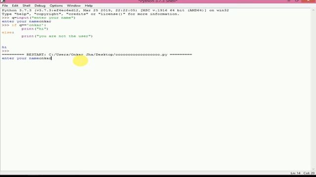 If, elif and else statement in python in hindi||How to use if, elif and else statement in python||#