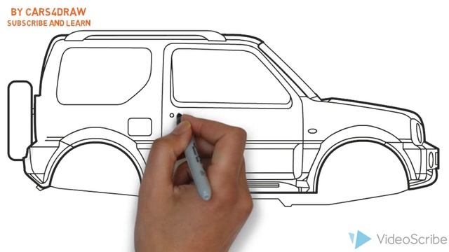 How to Draw a Suzuki Jimny / Как нарисовать Suzuki Jimny смотреть онлайн