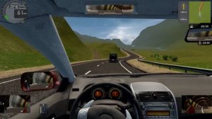 City Car Driving. Упражнение: Загородная трасса.