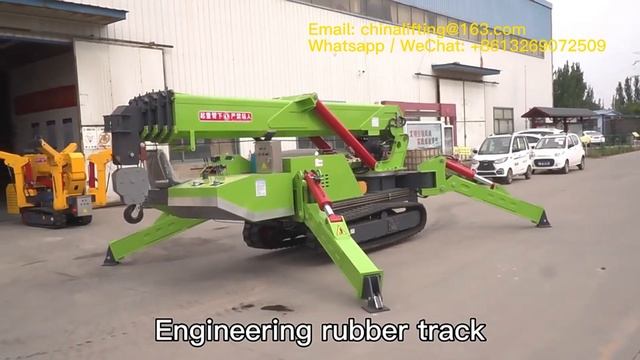 16 Source Manufacturers Lifting Machinery China Spider Crane Price Manufacture 1 2t 3t 8t Mini Tele смотреть онлайн