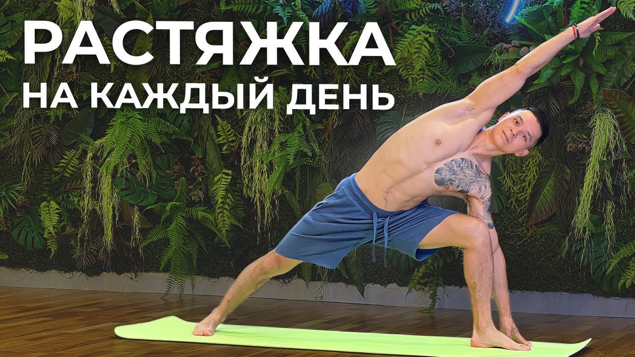 РАСТЯЖКА ТЕЛА НА КАЖДЫЙ ДЕНЬ - развитие гибкости и мобильности смотреть онлайн