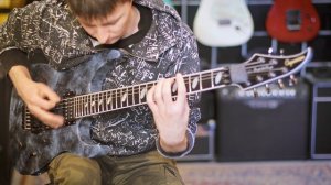 Caparison TAT II Frozen Sky Guitar Demo (Clean, Dist)