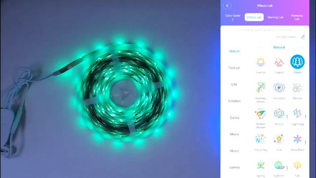 Govee 65 6ft RGBIC LED Strip Lights смотреть онлайн